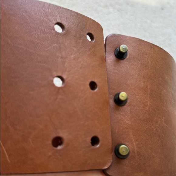 Rachel Comey Wide Corset belt vegetable tan leather - Picture 3 of 5
